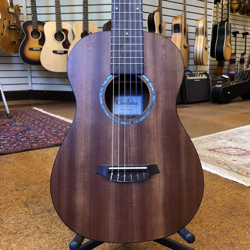 Cordoba Mini II MH Mahogany Nylon String Travel Guitar image 1
