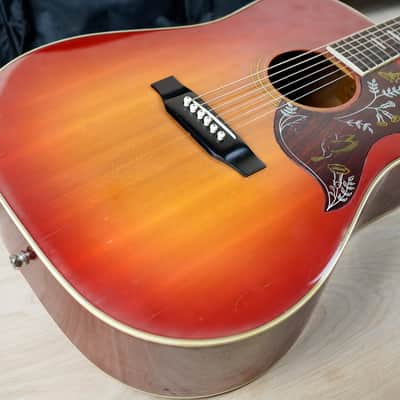 Morris WH-20 MIJ 1978 Red Sunburst Vintage Made in Japan MIJ w/ Bag image 3