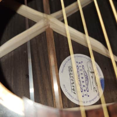 Blueberry Guitar Special Custom Grand Concert Rosewood Acoustic 6 String image 17