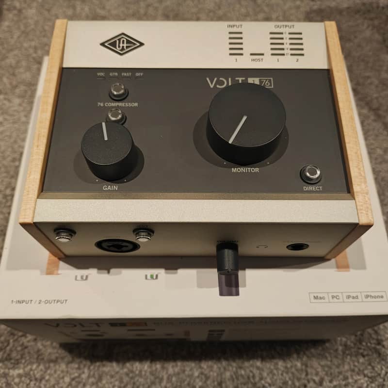 2021 – Present Universal Audio Volt 176 USB-C Audio Interface …