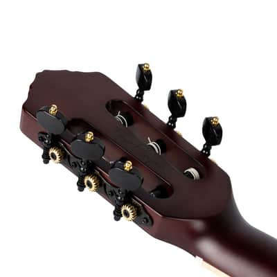 Ortega RTPDLX-ACA TourPlayer Series Solid Okoume Body Slim Neck Nylon 6-String Acoustic-Electric Guitar w/Gig Bag image 15