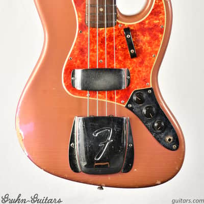 Fender Jazz Bass 1965 - Burgundy Mist image 3