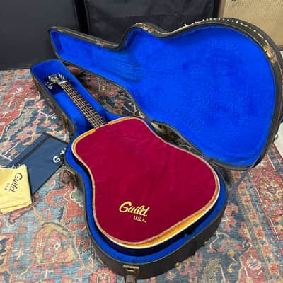 Guild D-40 NT Special Dreadnought Westerly RI w/OHSC & Docs - 1980 image 10