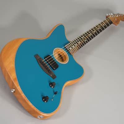 FENDER AMERICAN ACOUSTASONIC JAZZMASTER OCEAN TURQUOISE image 5