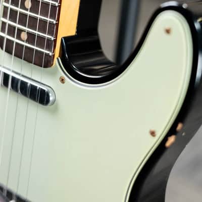 Fender Custom Shop LR25 1963 Telecaster Electric Guitar - Relic Black with Hardshell Case image 10