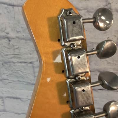 Fernandes LE-2 Stratocaster 1980s Made in Japan Sunburst Maple Neck Electric Guitar image 7
