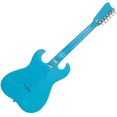 Silvertone Double Cut Bolt-on Lipstick Pickups - Light Blue (1449DBL) image 5