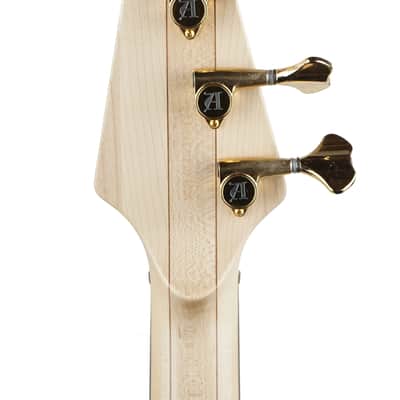 1999 Alembic Orion Fretless Bass Natural image 4