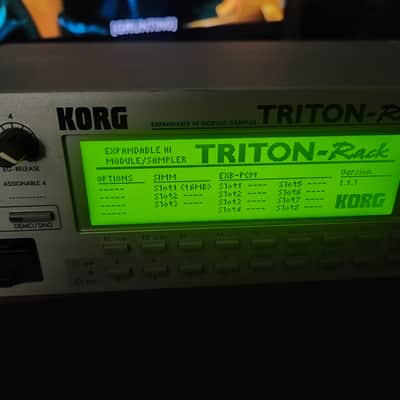 Korg Triton-Rack Expandable Synthesizer / Sampler Module — Pristine, Tested image 1