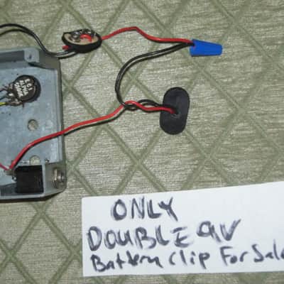 used 1980s genuine DOD double 9v battery clip for Performer series pedals  (NO pedals inlcuded / NO other parts included) battery clips work fine (pedal seen in pictures is provided as a reference) image 5