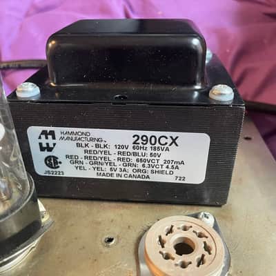 Fender Tremolux 2-Channel 35-Watt Head, 1964 Blonde Black Panel image 14