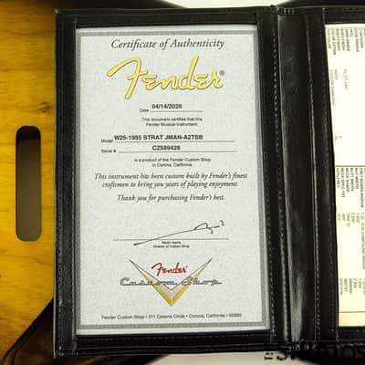Fender USA Custom Shop 1955 Relic Stratocaster NECK & TUNERS Strat Maple, 55 image 8
