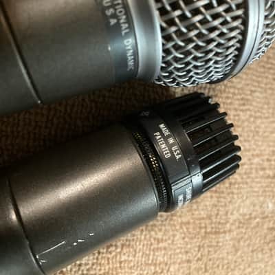 Super Nice pair Shure First Gen SM57 SM58 1965-1984 Microphone image 6