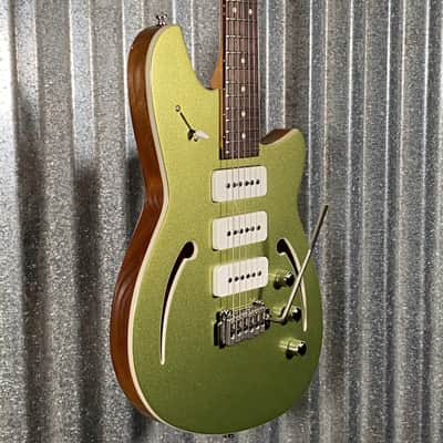 Reverend Kingbolt Air 390 Metallic Limeade Guitar #71003 image 4