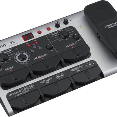 Zoom V6-SP Vocal Processor, Vocal Effects Pedal, Formant Pedal, Harmony, Looper, 10 Studio Grade Effects, For Studio and Live Performance image 3