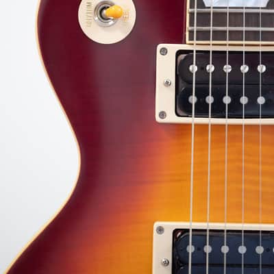 2025 Epiphone Inspired by Gibson Custom 1959 Les Paul Standard - in Deep Cherry Sunburst image 12