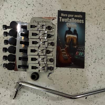 Floyd Rose Original Double Locking Tremolo System Made in Germany Chrome w/ Arm image 2
