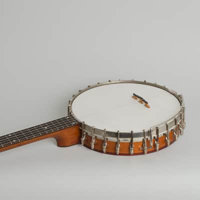 Fairbanks/Vega Senator 5 String Banjo (1920), ser. #44802, black hard shell case. image 7