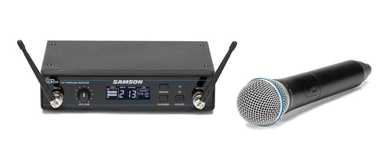 Samson Concert 99 UHF Wireless Handheld System with Q8 Dynamic Mic (CH99/CR99) - K Band image 1