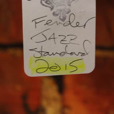 2015 Fender MIM Jazz Bass Standard - Candy Apple Red image 2