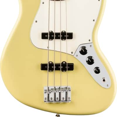 Fender Player II Jazz Bass 4-String Bass Guitar, Rosewood Fingerboard, Hialeah Yellow image 2