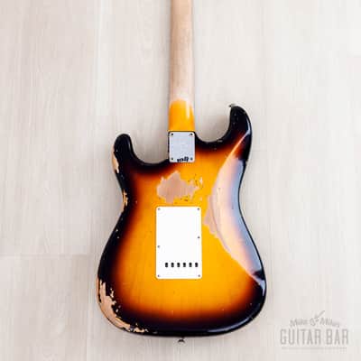 2023 Fender Custom Shop ‘61 Stratocaster Heavy Relic Super Faded/Aged Three-Tone Sunburst w/ Texas Specials image 3