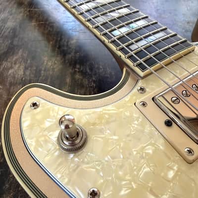 D'Angelico Deluxe Brighton Double Cut Desert Gold 2021, With Hard Case and Free Shipping image 10
