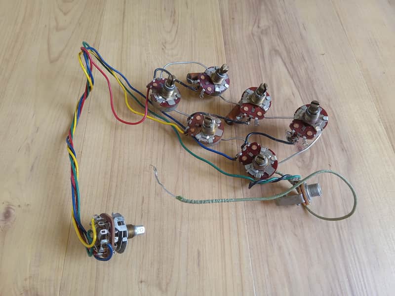 Vintage 1963 Kay Speed Demon Guitar Wiring Harness! CTS Pots, Rotary Switch, Jack, Caps! image 1