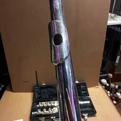 Yamaha YFL-361 Open Hole Flute – Made in Japan – Serial #807533 – Silver Headjoint – Inline G – Original Case image 13