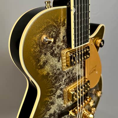 Gretsch G6134TG Limited Edition Paisley Penguin - Gold Paisley image 6