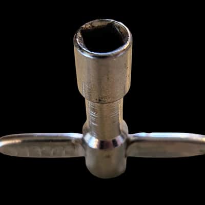 Vintage 1950's-1960's Rogers Drum Key RARE! Early Stamped Logo Machined Steel image 5