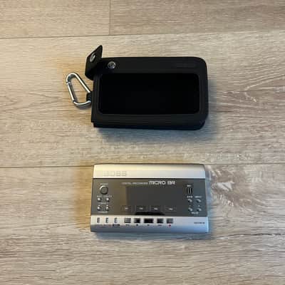 Boss Micro BR Digital Recorder 2000s + BA-M-BR Play Case image 3