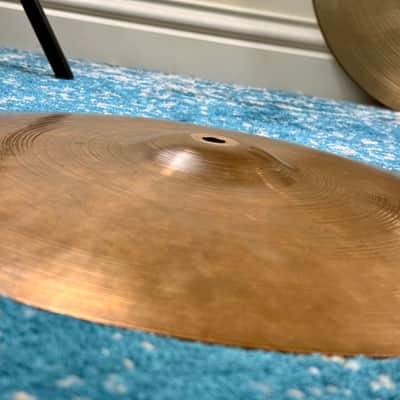 15” 1975 Paiste 2002 BLACK LABEL Hihats 961g 1130g Golden Patina! image 4