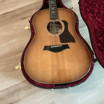 Taylor 517e Grand Pacific 2024 - Torrefied spruce top, Urban bark sides and back with shaded edge burst image 20