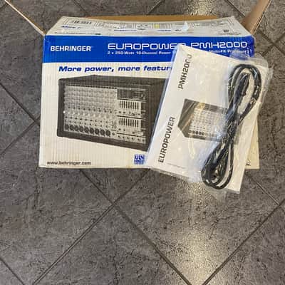 Behringer Europower PMX2000 Powered Mixer (Boxed) – FX Section Fault for Parts or Repair image 7
