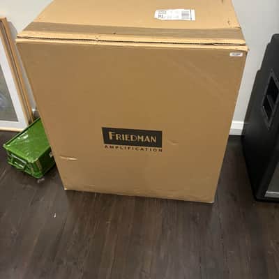 Friedman Vertical 212 120-Watt 2x12" Guitar Speaker Cabinet 2020 - Present - Black with Silver Weave image 2