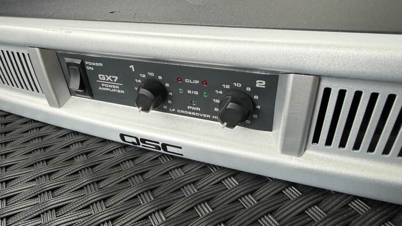 QSC GX7 2-Channel Power Amplifier 2010s - Silver image 1