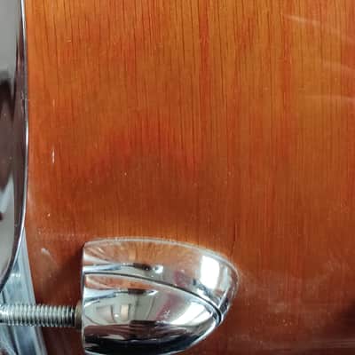 14x7 Yamaha Oak custom snare in Honey Amber image 8