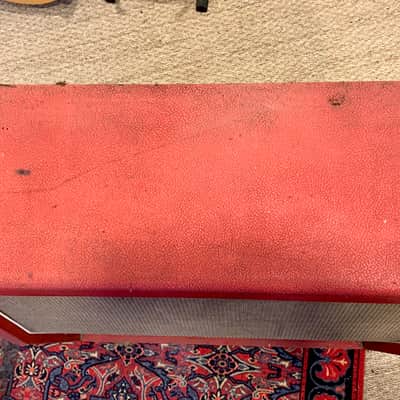 Marshall JMP 1992 Super Bass 100 Watts 1969 & Cabinet 1935 Red Half-Stack image 5