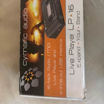 Cymatic Audio LP-16 Live Player 16-Track Backing Track Playback System 2010s - Black image 1