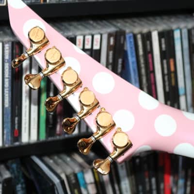 Xeno Guitars "Sweet Little Sixteen" Explorer-Shape, Pink Polka Dot image 19