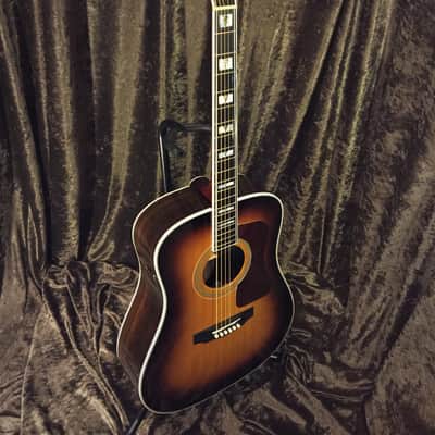 Guild D-55 2013 Sunburst New Hartford Built Guild Acoustic D55 Very Good Condition Dreadnought image 1