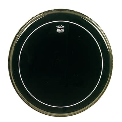 Remo Pinstripe Ebony Bass Drum Head 24"