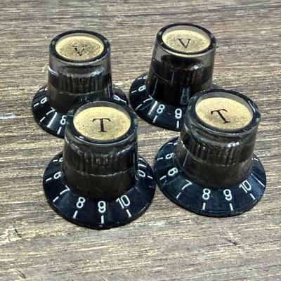 Epiphone Japan Knob Set Of 4 70s guyatone Kawai image 2