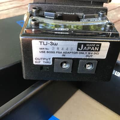 Boss TU-3W Chromatic Tuner Waza Craft 2016 - Present - Black image 2