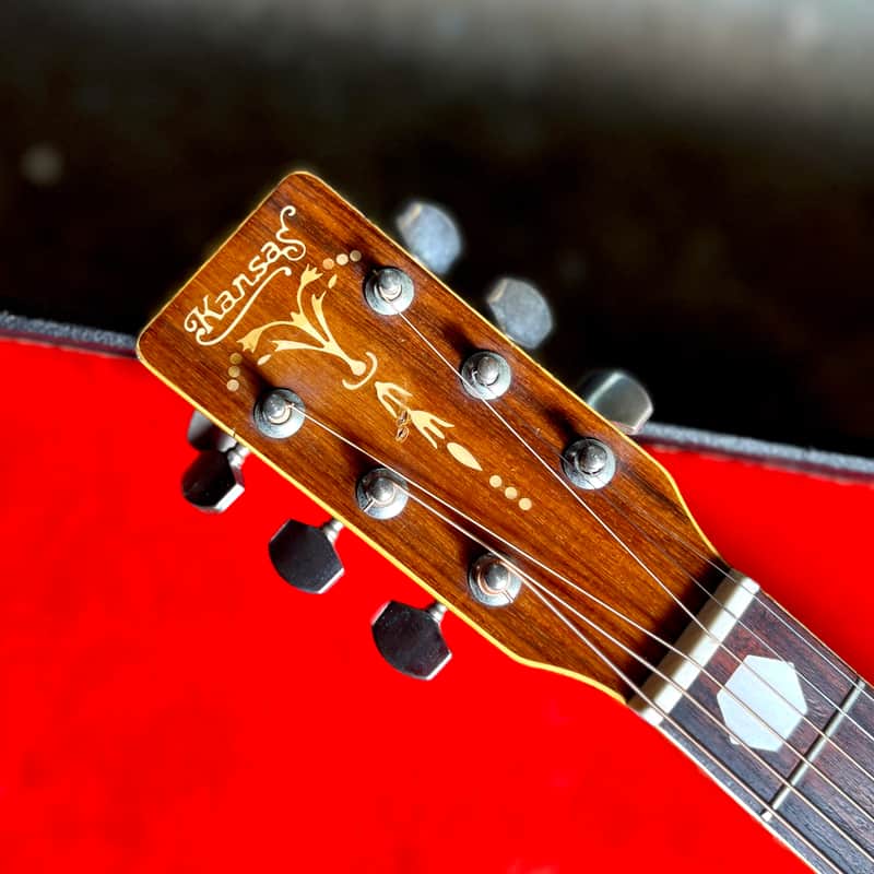 Kansas W-180 acoustic guitar 1970's - Mahogany original | Reverb