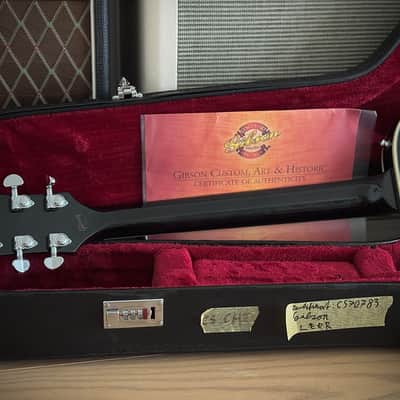 Gibson Custom Shop Les Paul Custom EB/CH seltenes Exemplar mit Chrome Hardware! 2007 - Ebony with Chrome Hardware image 8