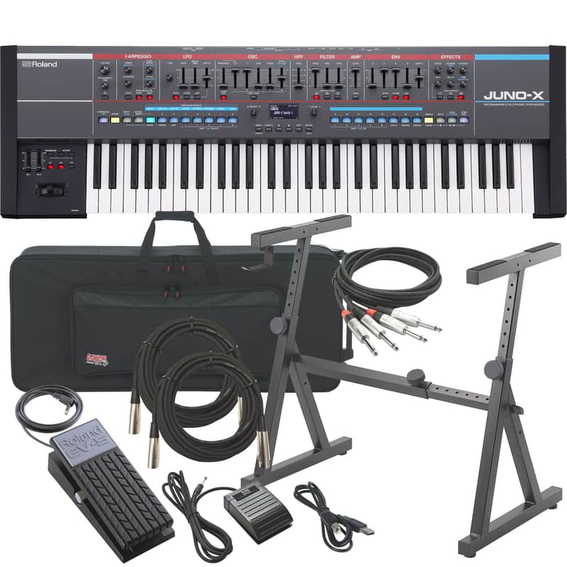 Roland Juno-X 61-Key Programmable Polyphonic Synthesizer - Stage Rig image 1