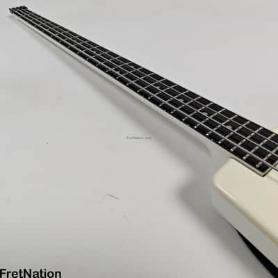 Steinberger XL-2 White Headless 1985 4-String Bass - 8.72lbs #3554 image 16