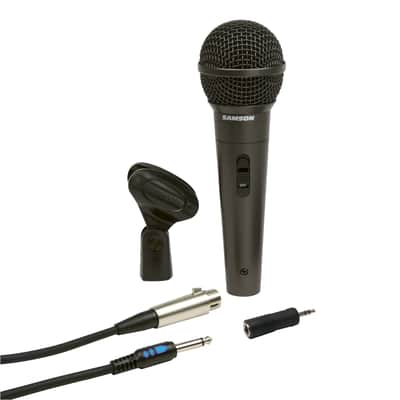 Handheld Dynamic Vocal Microphone w XLR 1/4" Cable Clip On/Off Switch & Stand 4pk image 11